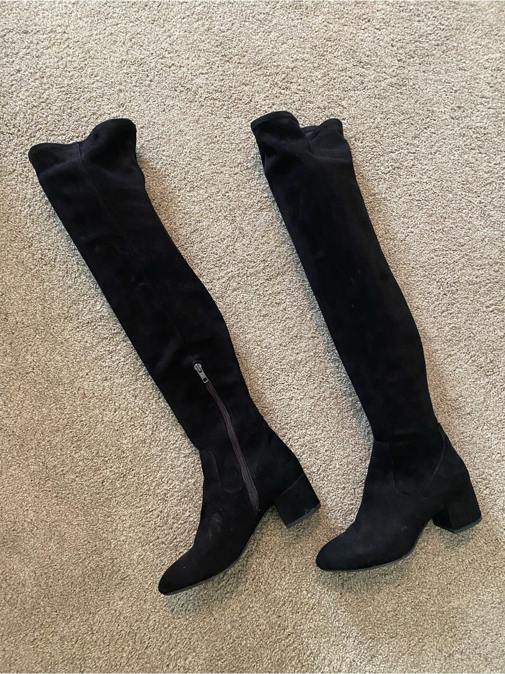 Ash Over-the-Knee Block Heel Boots 38 - Picture 1 of 11